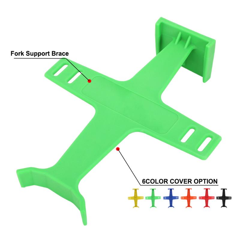 Bracket Plastic Fork Guard Suspension Motocross Protection Motorcycle Shock Absorber Transportation Protector Brace Stand