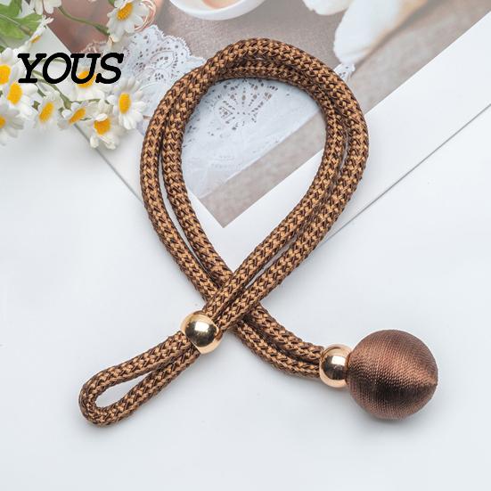 Strong Curtain Fasteners Fabric Tiebacks, Windows Hold Back, Holdbacks, Decorative Ties Holder Rope for Home Essential Bedroom Living Room Easy To Use
