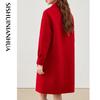 Women's Elegant Mid-Length Wool Coat S51015N1