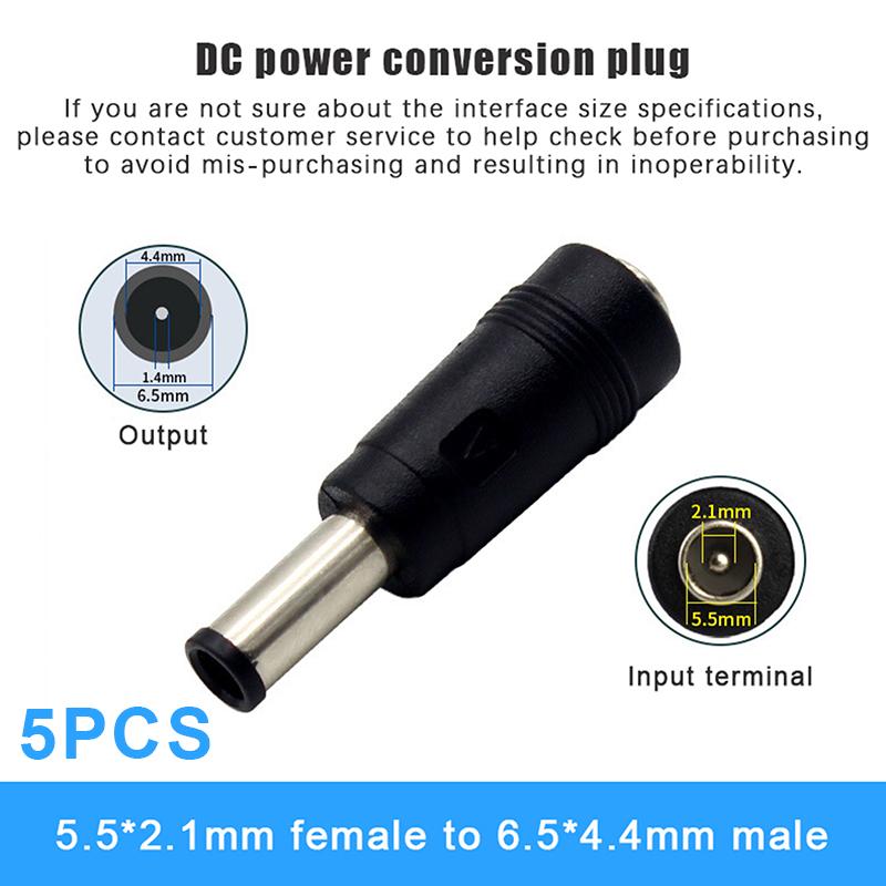 1/5/8/14Pcs Type C / Tablet Micro Usb 2.0 To Dc 5.5X2.1 Mm Power Jack Adapter Plug Usb C To Dc 5.5*2.1 Mm Connector Adapter 5V