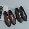 Klassische Herren Bequeme Slipper Britischer Stil Schuhe Herren Freizeit Lederschuhe Herren Hochzeitskleid Loafer Herren Leichtgewicht