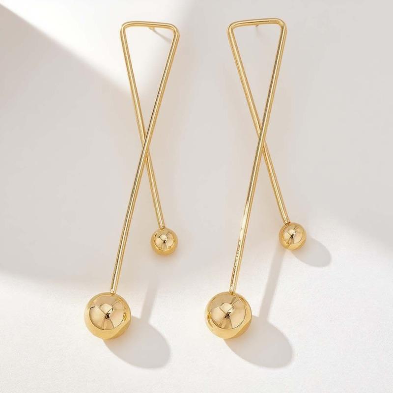 Железные полые геометрические круглые серьги-гвоздики модная индивидуальность простая повседневная универсальная женская серьга