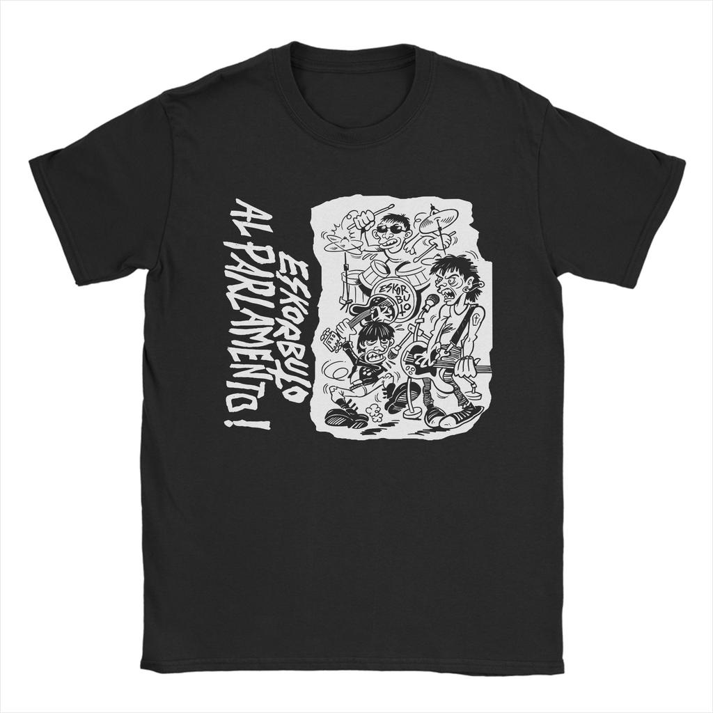 Men ESKORBUTO DEMASIADOS ENEMIGOS T-Shirts Clothes Summer Y2K Fun Short Sleeve T Shirt O-Neck Loose Tshirt Big Size 5XL 6XL