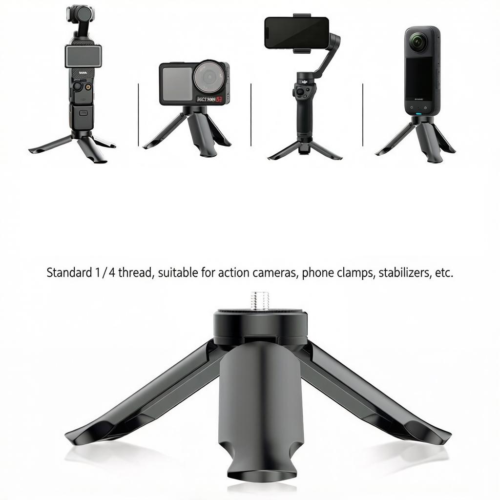 Mini Tripod Desktop Stand Stabilizer Holder for DJI OSMO Pocket 4 Pocket 3 Camera Holder Accessories For DJI Pocket4 Pocket3