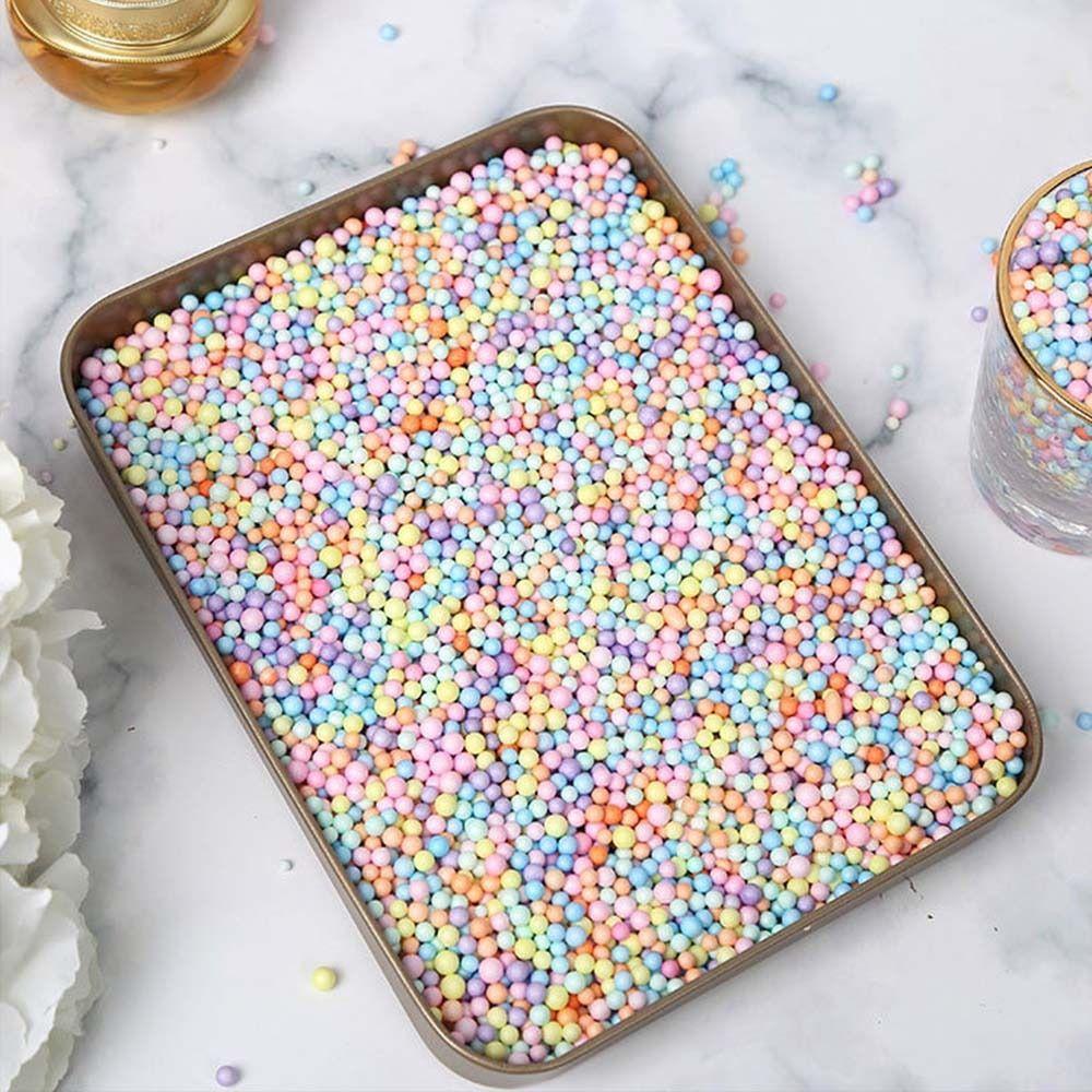 Macaron Packing Box Stuffing 2-4mm/4-6mm Bubble Ball Durable Foam Beads  Christmas