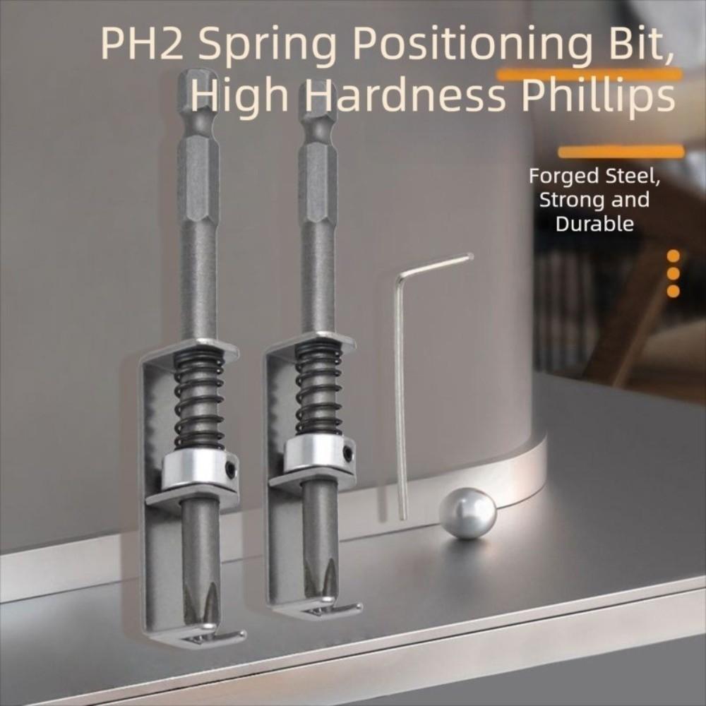 Anti-Drop Spring Screw Support Tip Quick Attachment Spring-Loaded Screw Holder For Mechanics
