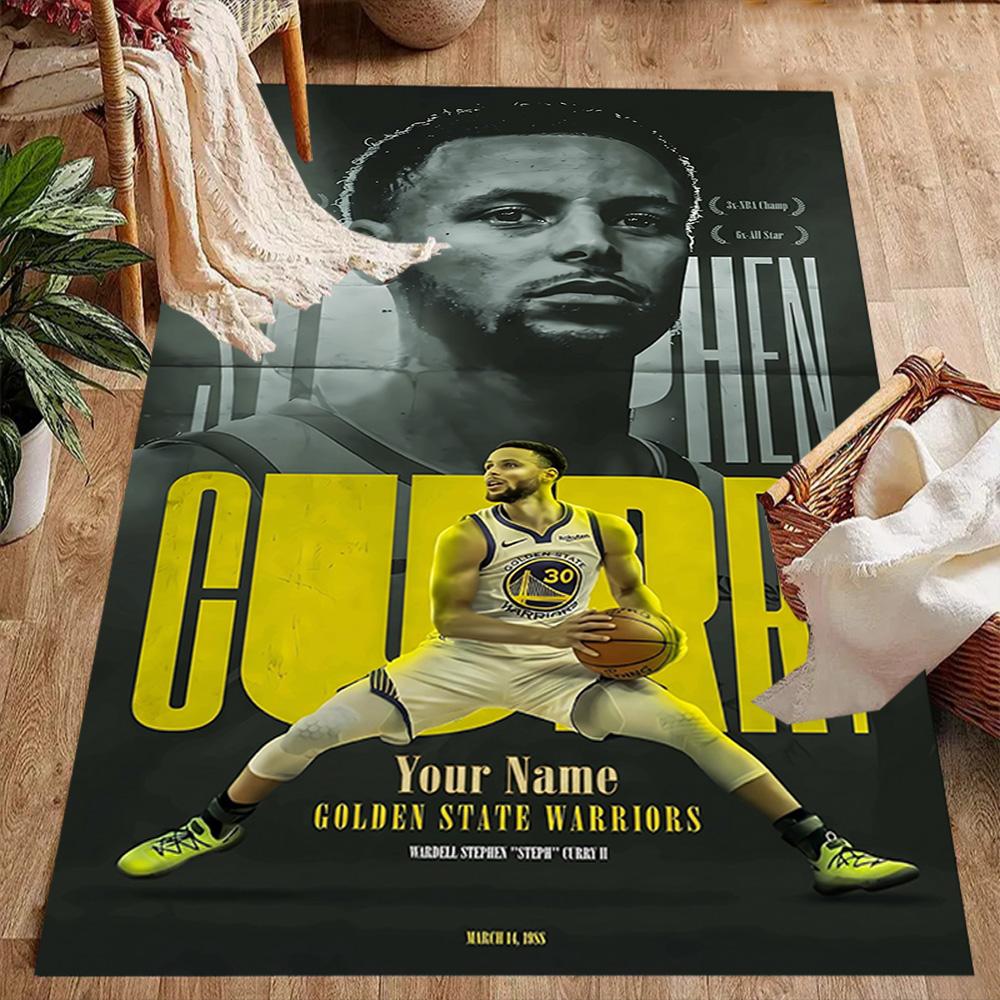 Golden State Curry Game Day Customized Name Floor Rug Office Rug Design for Hallway Study room Decorate room Dining Room Antislip Carpet