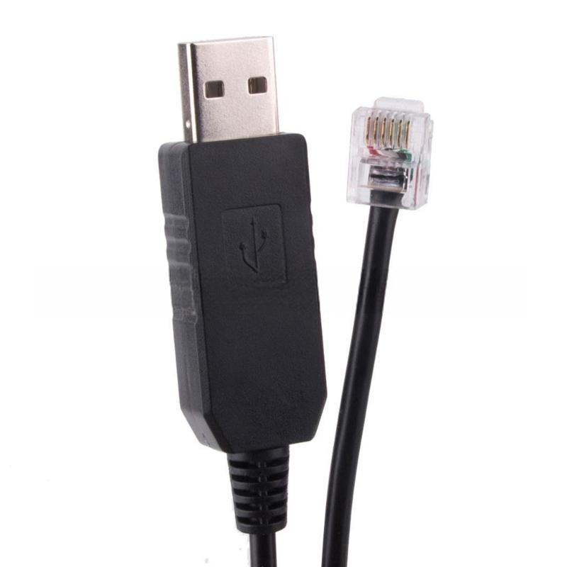 USB To RJ12 RS232 Adapter Cord Virtual Serial Data Cable High Compatibility and Long Time Use Functionality