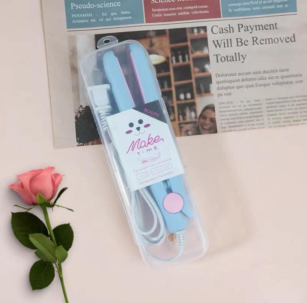 Mini Women's Dual-Use Curling and Straightening Iron