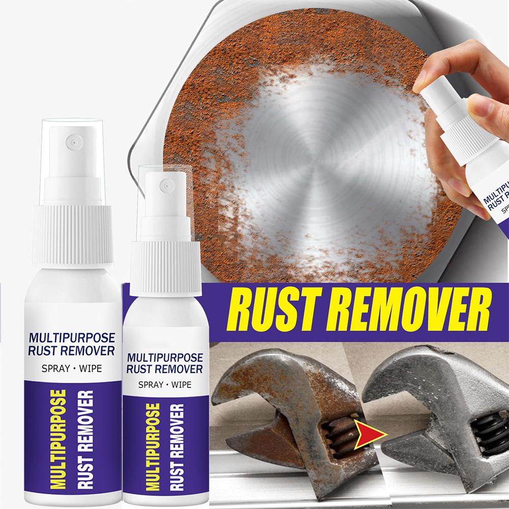 Ready-to-Use Rust Remover Spray for Metal Surfaces Such As Tools and Car Components To Clear Oxidation Quickly