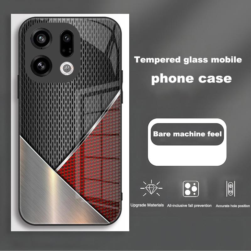 Tempered Glass Phone Case For OPPO Find X9 X9Pro 5G Fashion Shockproof Hard Back Cover For OPPO FindX9 X 9 Pro Protective Capa