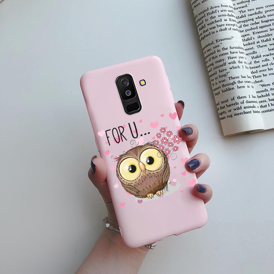 Daisy Flower Phone Case For Samsung Galaxy A6 Plus A6+ 2018 A605F Case Cover Cute Silicone Funda For Samsung A6 2018 A600F Case