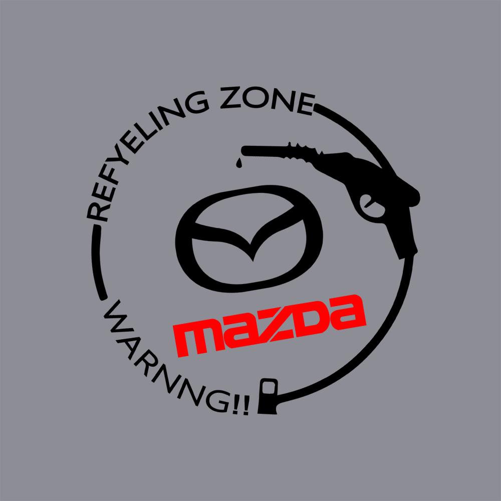 Car Fuel Tank Cap Decoration Sticker Auto Exterior Decals For Mazda 3 2 6 CX30 CX5 CX3 CX60 GL MX-3 MX-5 CX30 Skyactiv Angksela