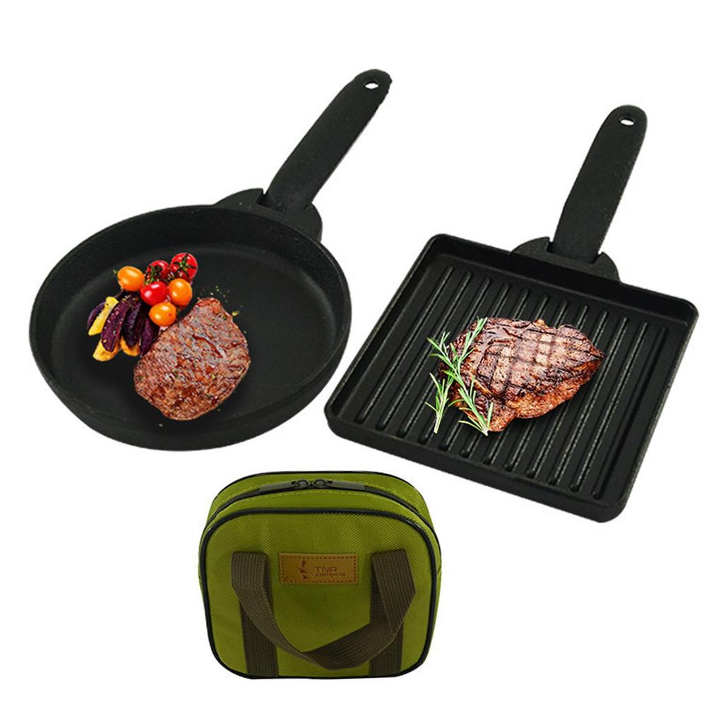 Buy Camping Cookware Frying Pan Detachable Handle NonStick Pot at