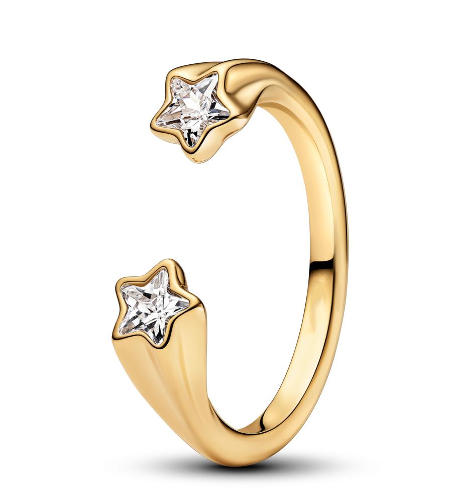New copper Light Gold Plated Crown Love Bow Colored Diamond Ring Charm Compatible With for Party Daily Leisure Wear Do It Yourself Womens Boutique Je