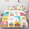 Cartoon Dog Animals Duvet Cover King Queen Size Lovely Pet Puppy Bedding Set For Kids Boys Girls Wildlife Polyester Quilt Cover