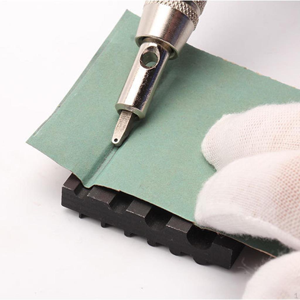 Sharpener Guide for Leather Cutter Head Edger Wide Spade Cutting Thinner Edge Skiving