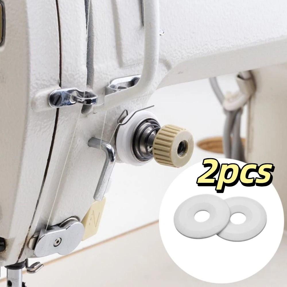 2pcs Universal Ceramic Wire Clip Replacement Ceramic Style Thread Tension Disk High Hardness Sewing Machine Parts Household