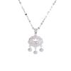 Peace Lock Women's Necklace Light Luxury Hollow Baby Longevity Lock as a Gift to Friends