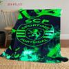 SCP Portugal: Green Emblem Excellence blanket Suitable for all seasons Camping trip Machine washable bedroom Christmas gifts