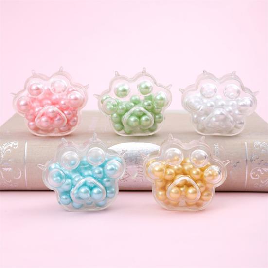 Stress Relief Milk Tea Toy Slow Rising Bead Filled Shell Cat Paw Geometry Squeeze Pinch Toy Focus Aid Anti-anxiety Hand Relaxation Toy