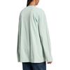 adidas Originals Premium Essentials Prany Miękki Wygodny Luźny Oddychający T-Shirt z Długim Rękawem Kobiety T-Shirty Jasnozielony IW5751