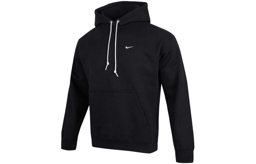 Nike Solo Swoosh-logo drawstring hoodie DX1356-010 L
