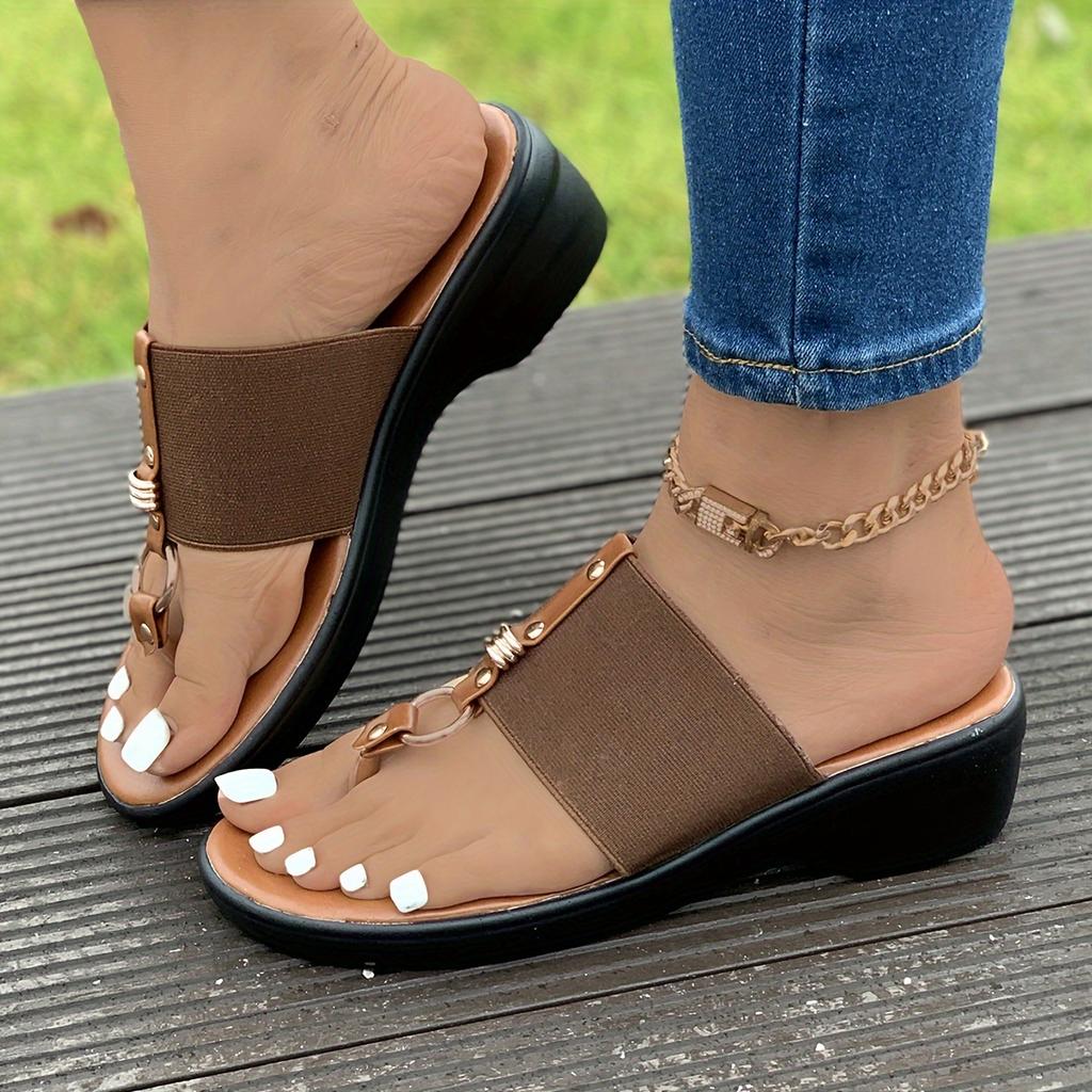 Women's Solid Color Stylish Sandals