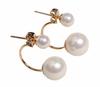 Beaded Necklace and for and Everyday Use and [N-Style] Earrings, Pearl, Rhinestone, Weddings, Parties, (Necklace Earrings)
