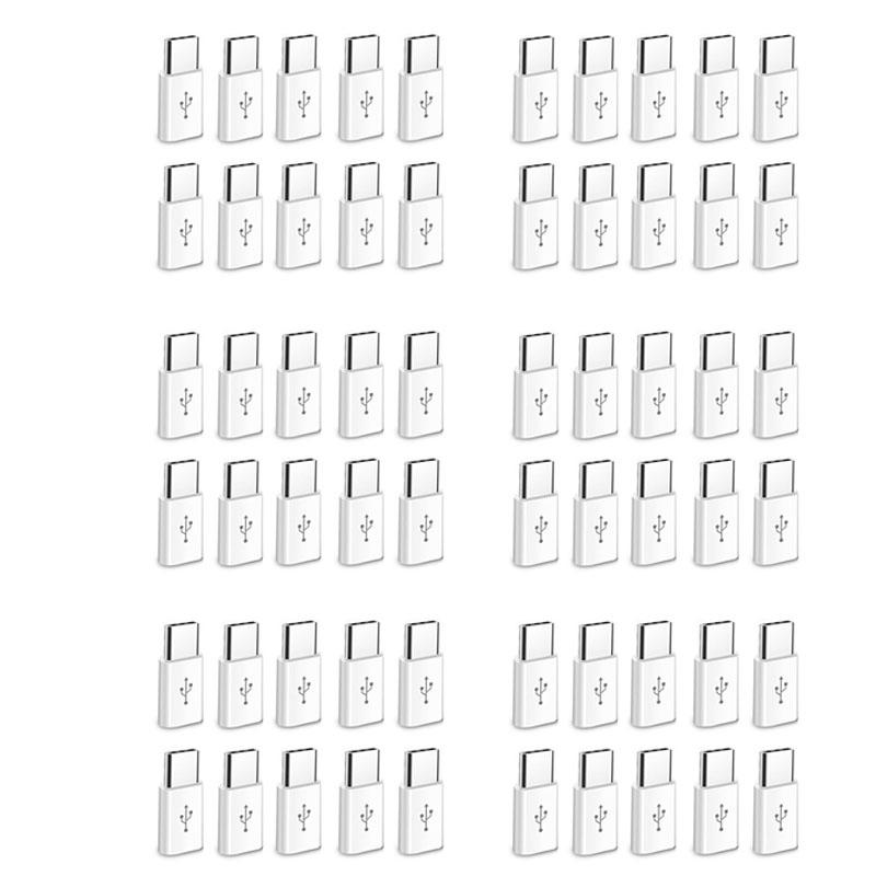 Micro USB female to Type C male Type-C Adapter Charger Data Sync USB-C Converter for Samsung Xiaomi Huawei OPPO