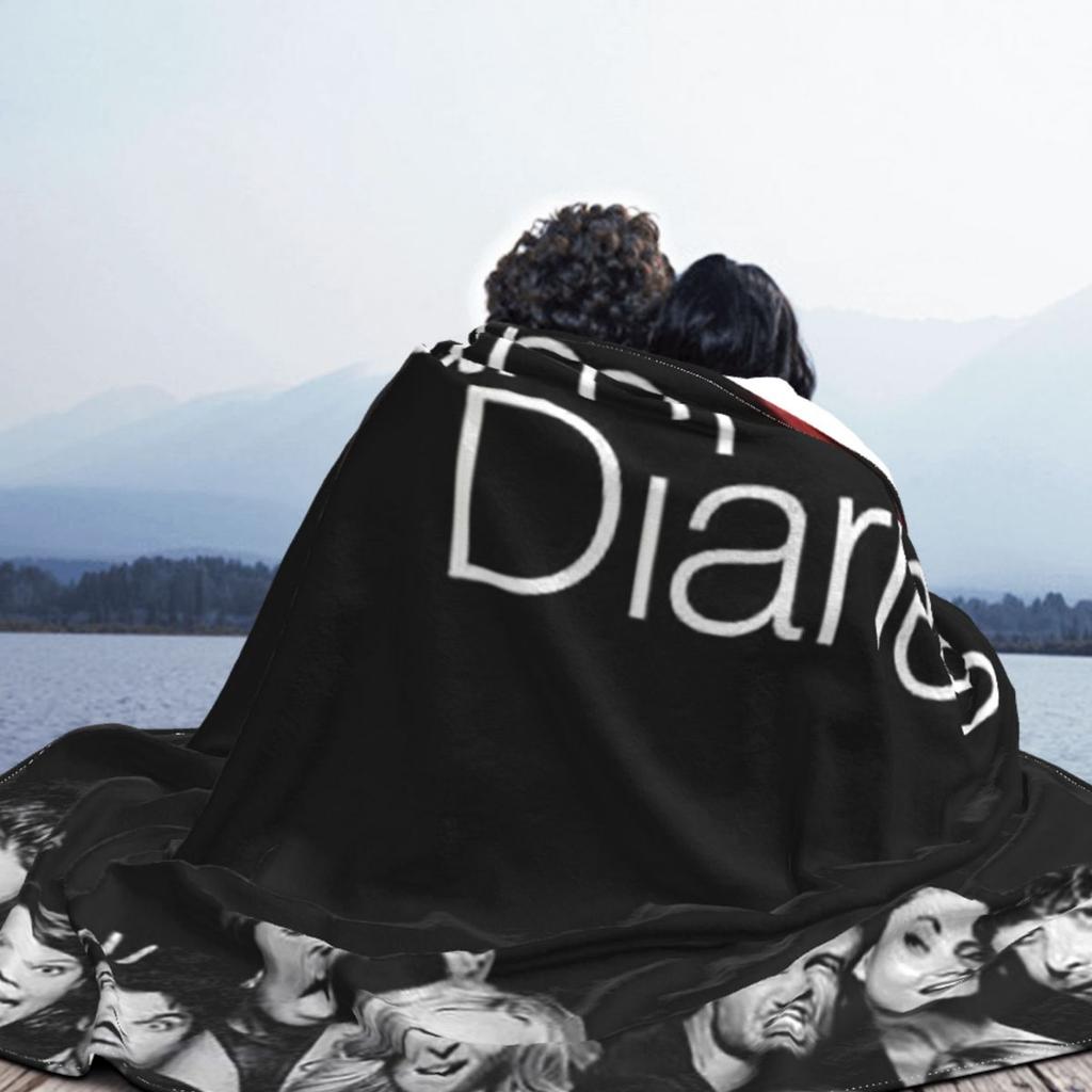 The Vampire Diaries Damon Salvatore Deka Mäkká Teplá Flísová Deka Prikrývka na Posteľ Obývaciu Izbu Piknik Cestovanie Domov Pohovka