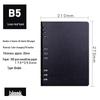 Custom A5 PU Leather Loose-Leaf Notebook for Office Meetings