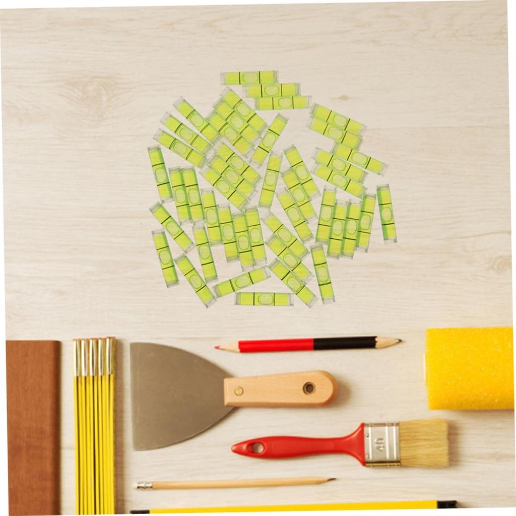50 Small Bubble Leveler Tools Cylindrical Precision Spirit Levels 8x23mm Compact for Easy Carrying