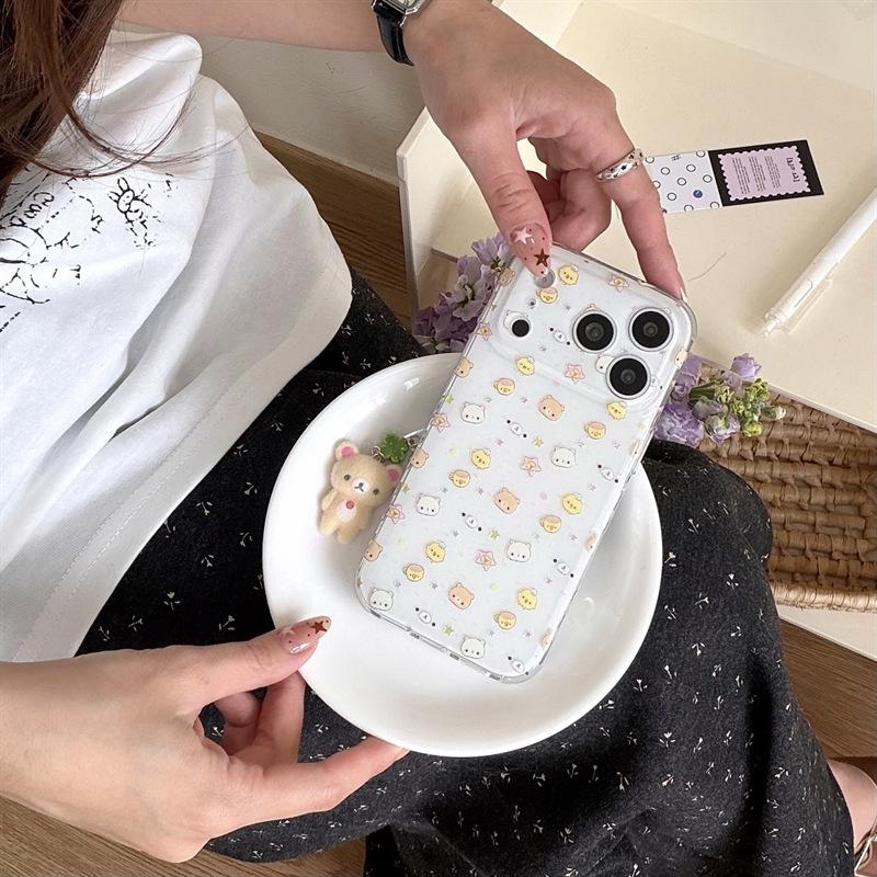 Rilakkuma Cute Chicken Case for iPhone 16/15 Pro Max/14/13