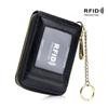 Foreign Trade Explosive Card Bag Female Exquisite RFID Leather Multi-functional Male Organ Card Bag Bank Card Cover Keychain