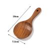 Large Scoop Rice Scoop Spoon Non-Stick Surface Multipurpose Rice Paddle Ergonomic Design Eco-Friendly Wooden Spoon