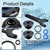 Long Service Life Marine Hydraulic Steering Seal Kit With Corrosion Resistant Aluminum Housing And 16 O Rings