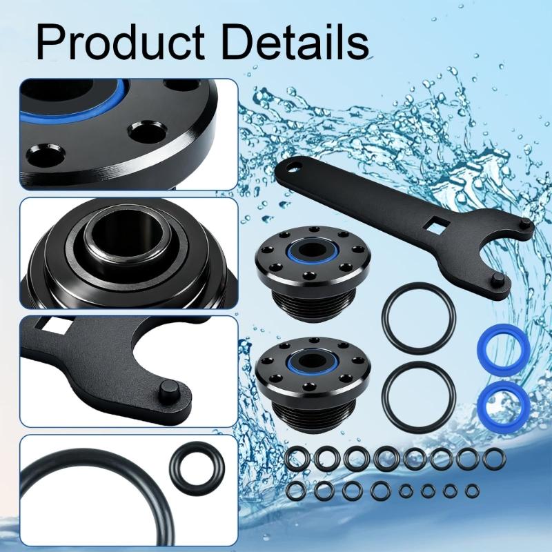Long Service Life Marine Hydraulic Steering Seal Kit With Corrosion Resistant Aluminum Housing And 16 O Rings