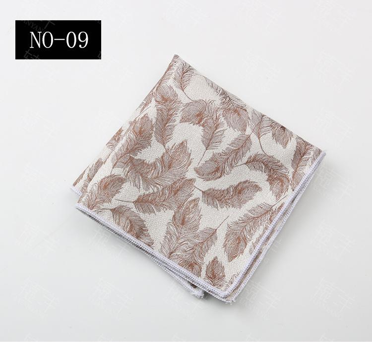 2024 Dress Business Wedding Suit Pocket Small Silk Square Towel Striped Breast Towel Handkerchief Banquet Gift Box
