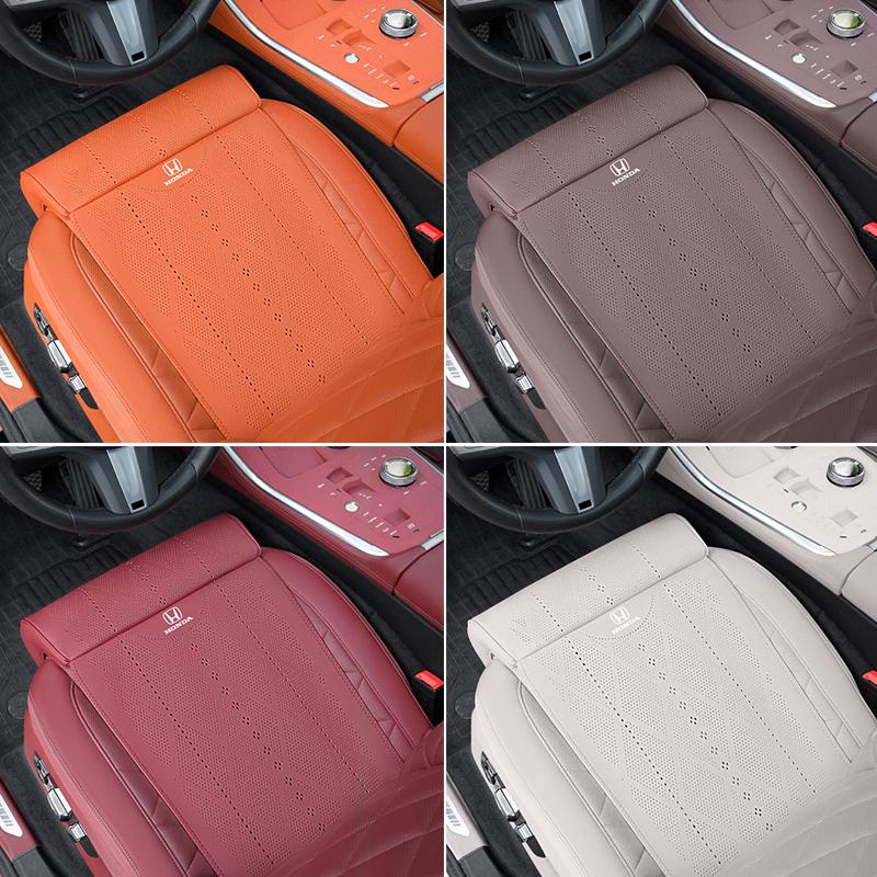 Nappa Leather Leg Support Seat Pad Car Seat Accessories For Honda Civic Odyssey Vezel 5th City Pilot B-series D-series H-series