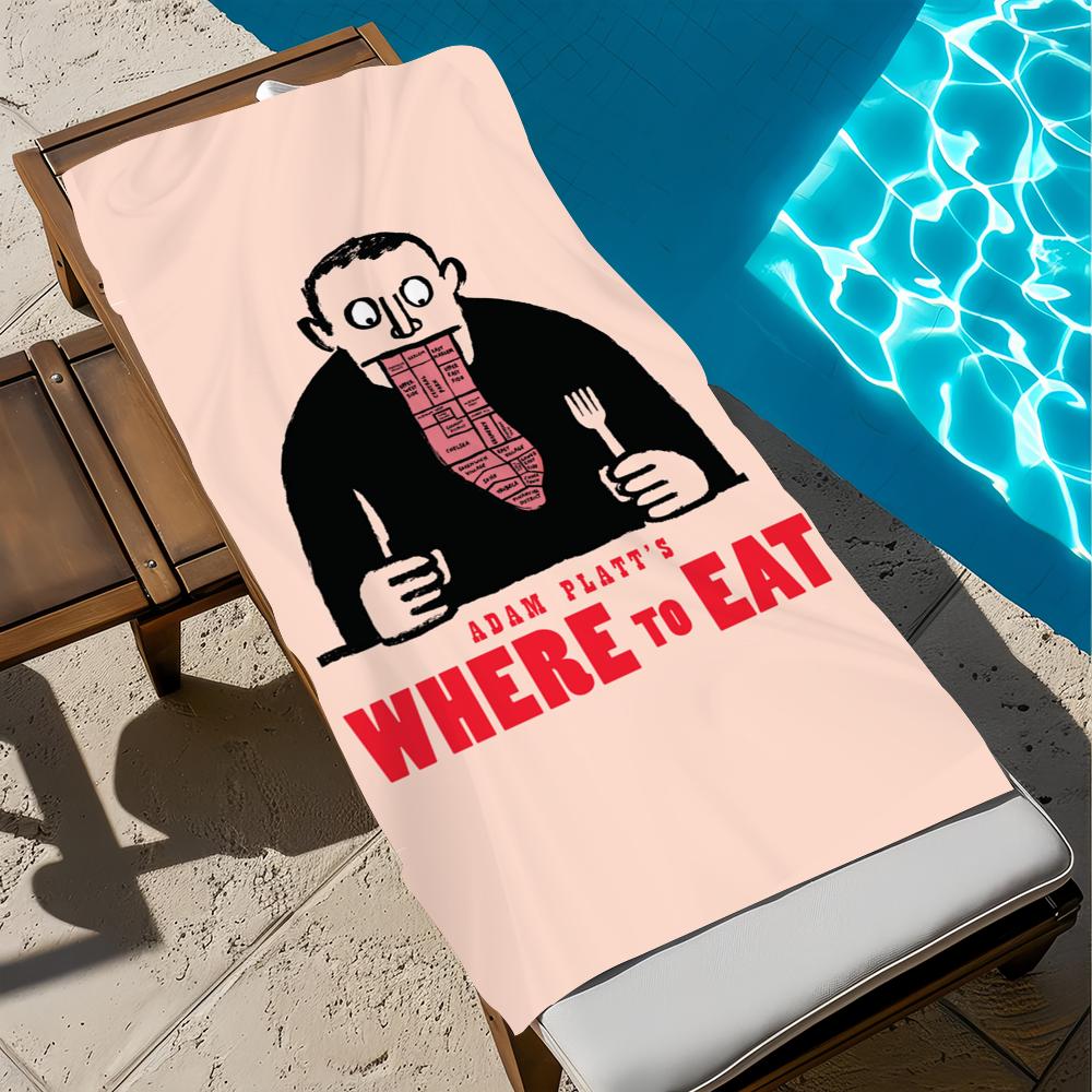 Aesthetic Art J-Jean J-Jullien Towel Beach Quick Dry Soft Pool Towels Gift for Travel Gym Shower Camping sports