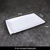 Pure White Rectangular Ceramic Dinner Plate