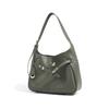 2025 autumn and winter new shoulder crossbody leather women's bag niche design high fashion simple women's bag underarm bag