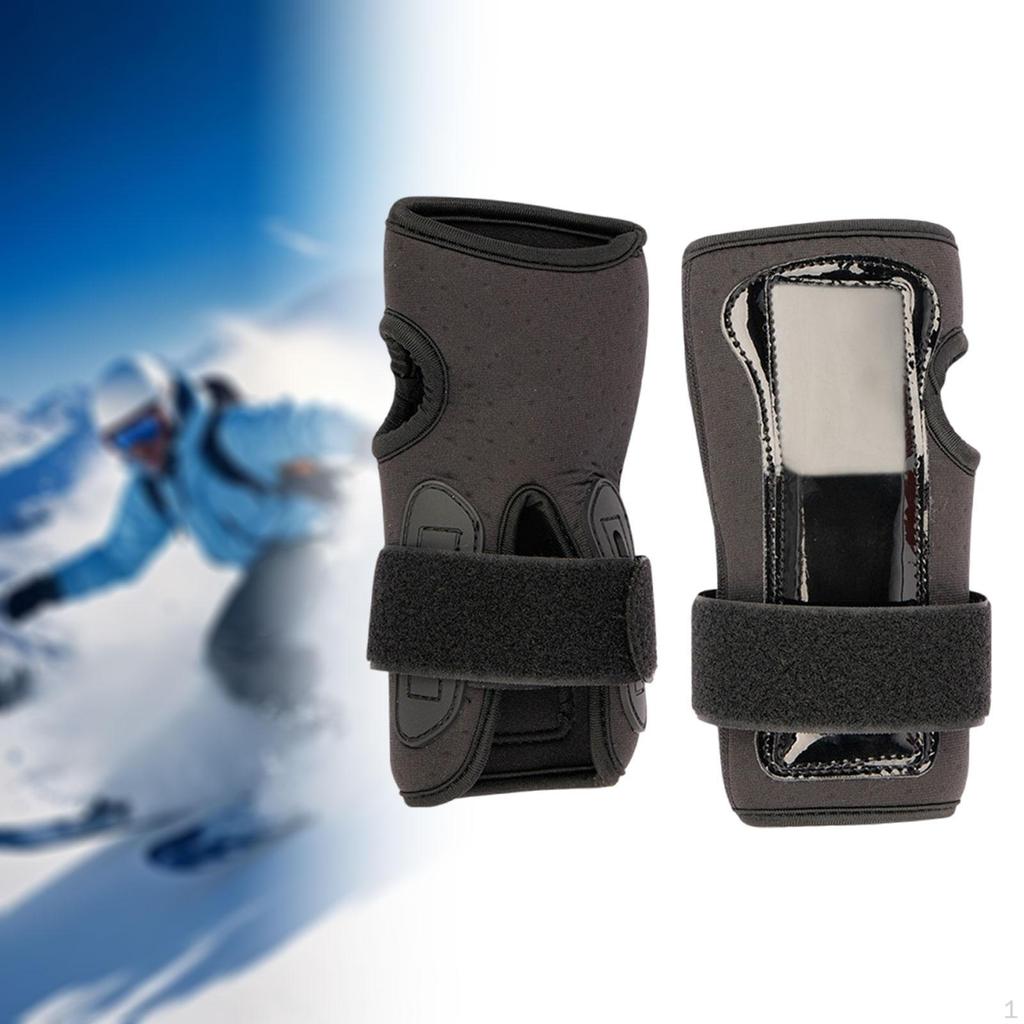 Chrániče zápěstí pro snowboarding Neoprénová prodyšná podpora ortézy odolná proti nárazům