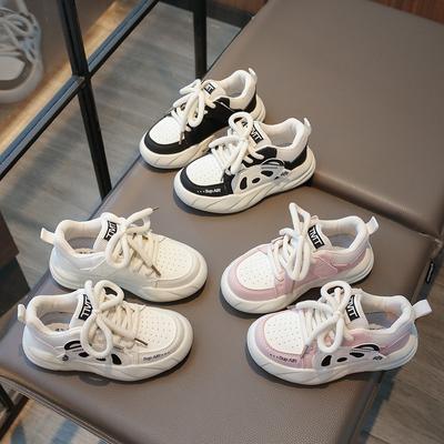Fashion Versatile Girls' Sneakers Korean Version of the New Children's Fashion Sneakers Soft-soled Cute Board Shoes