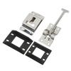 with Screws 304 Stainless Steel Trailer Door Holder Silver T-Style Catch Door Latch Heavy Duty RV Door Holder Camper