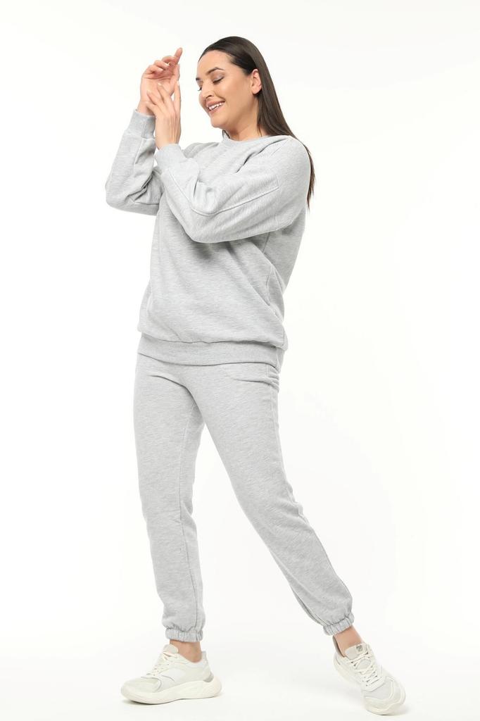 Damen Stil Übergröße Sweatshirt Plus Size Basic Bezauberndes Grün Sweatshirt