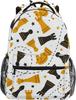 Schwarz Weiß Schachbrett Rucksack Kariert Schultasche Tagesrucksack Reise Wandern Camping Schule Laptoptasche