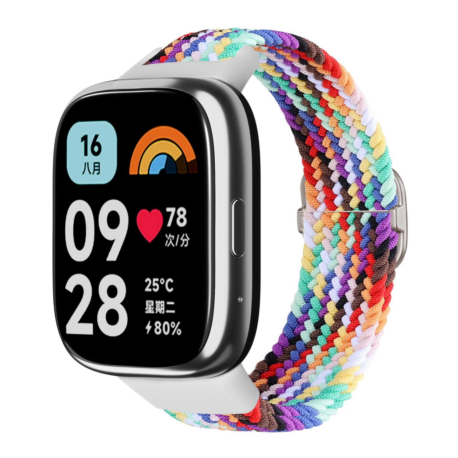 

Braided solo loop for Xiaomi Redmi Watch 3 active Straps accessories sport Nylon Breathable Replacement Correa Redmi 3 Lite band Redmi watch 3 Lite