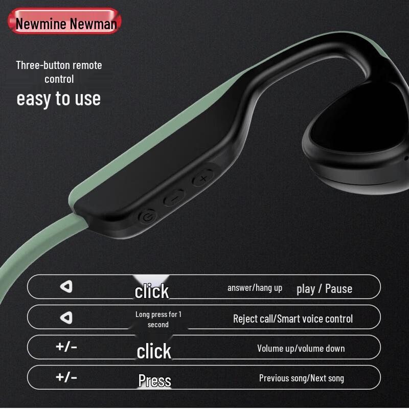Newmine H81 Bone Conduction Bluetooth Sports Headset